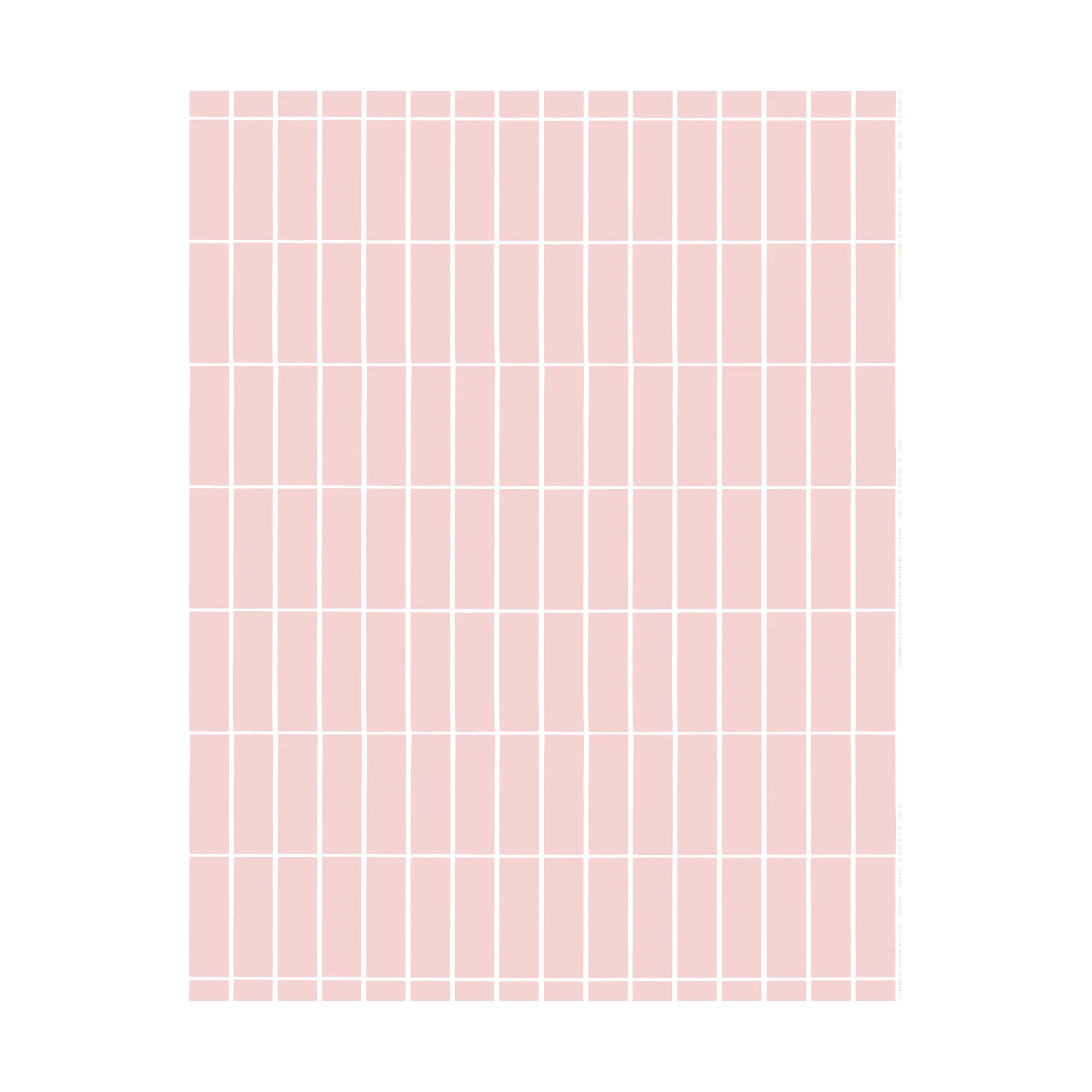Tiiliskivi stof, Roze Marimekko