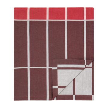 Tiiliskivi tafelkleed 156x280 cm - Wijnrood-roze-offwhite - Marimekko