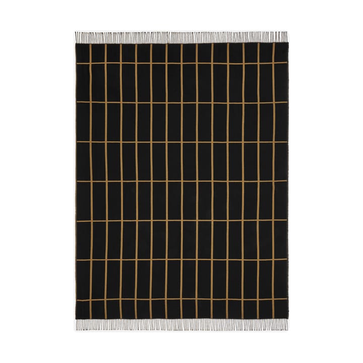 Tilliskivi plaid, Caviar-gold Marimekko