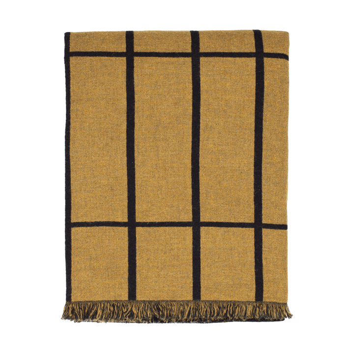 Tilliskivi plaid, Caviar-gold Marimekko