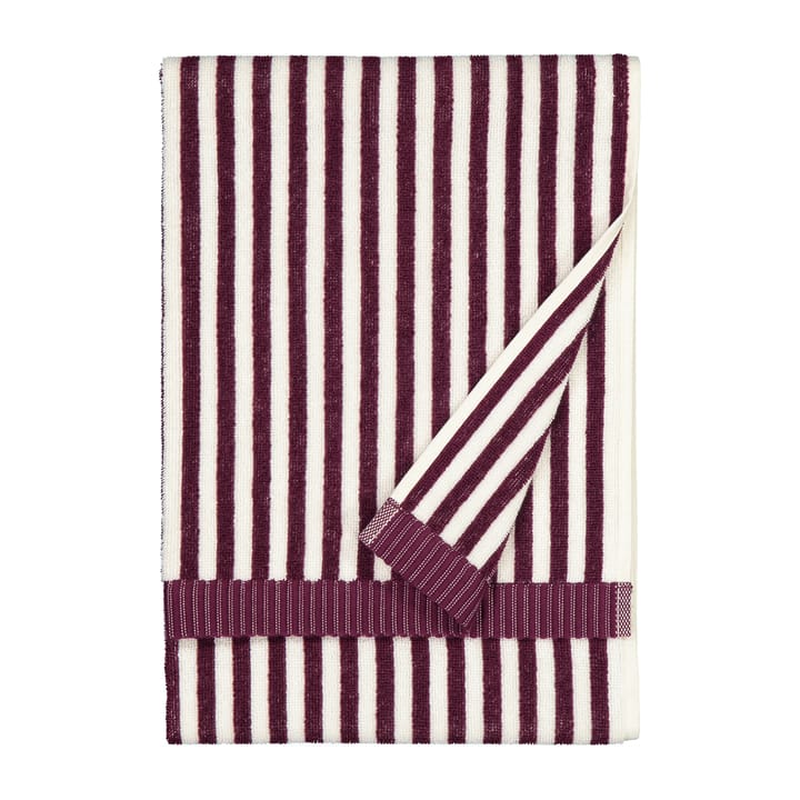 Ujo handdoek 50x70 cm - Plum-off white - Marimekko