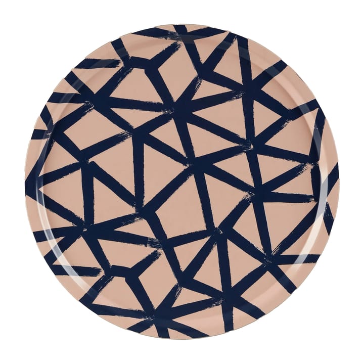 Ukkospilvi dienblad Ø46 cm - Powder-dark blue - Marimekko