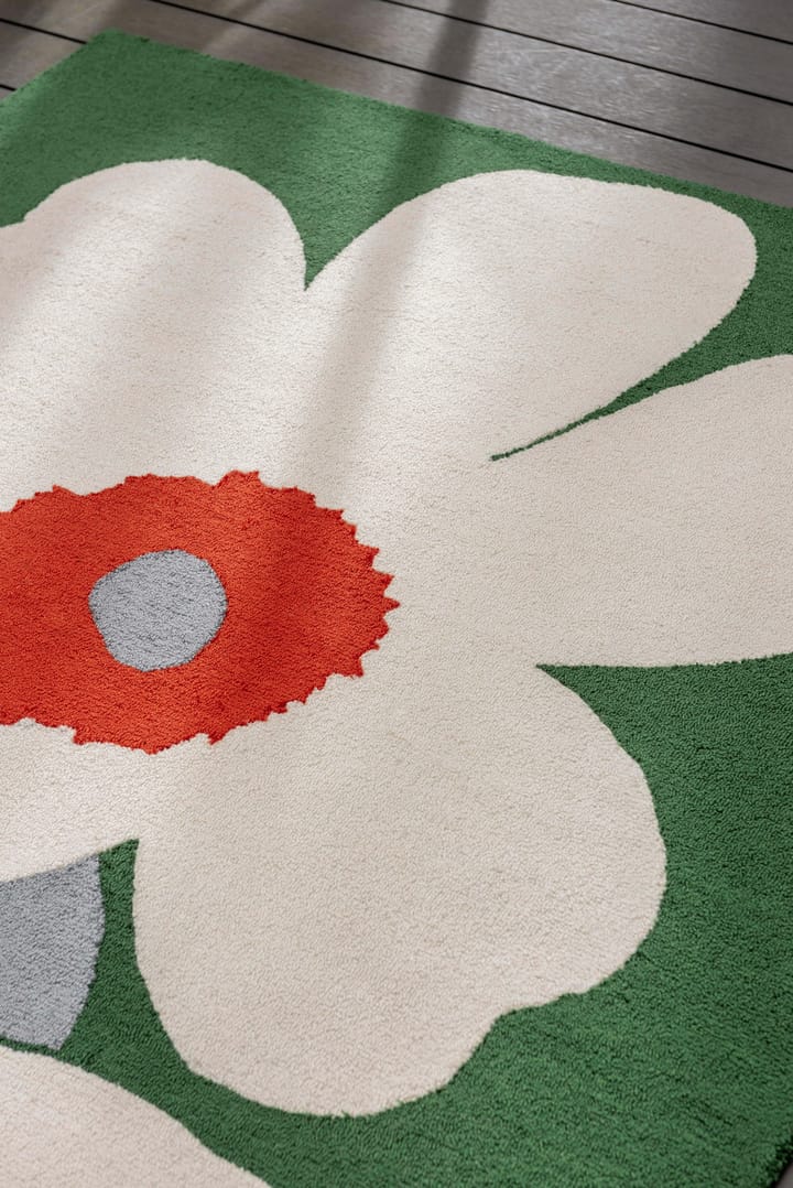 Unikko 60-jarig jubileum getuft kunststof vloerkleed, 200x280 cm Marimekko