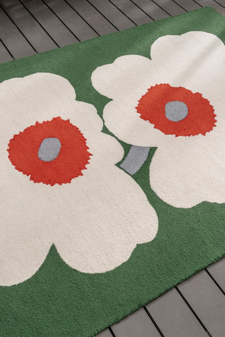 Unikko 60-jarig jubileum getuft kunststof vloerkleed, 200x280 cm Marimekko