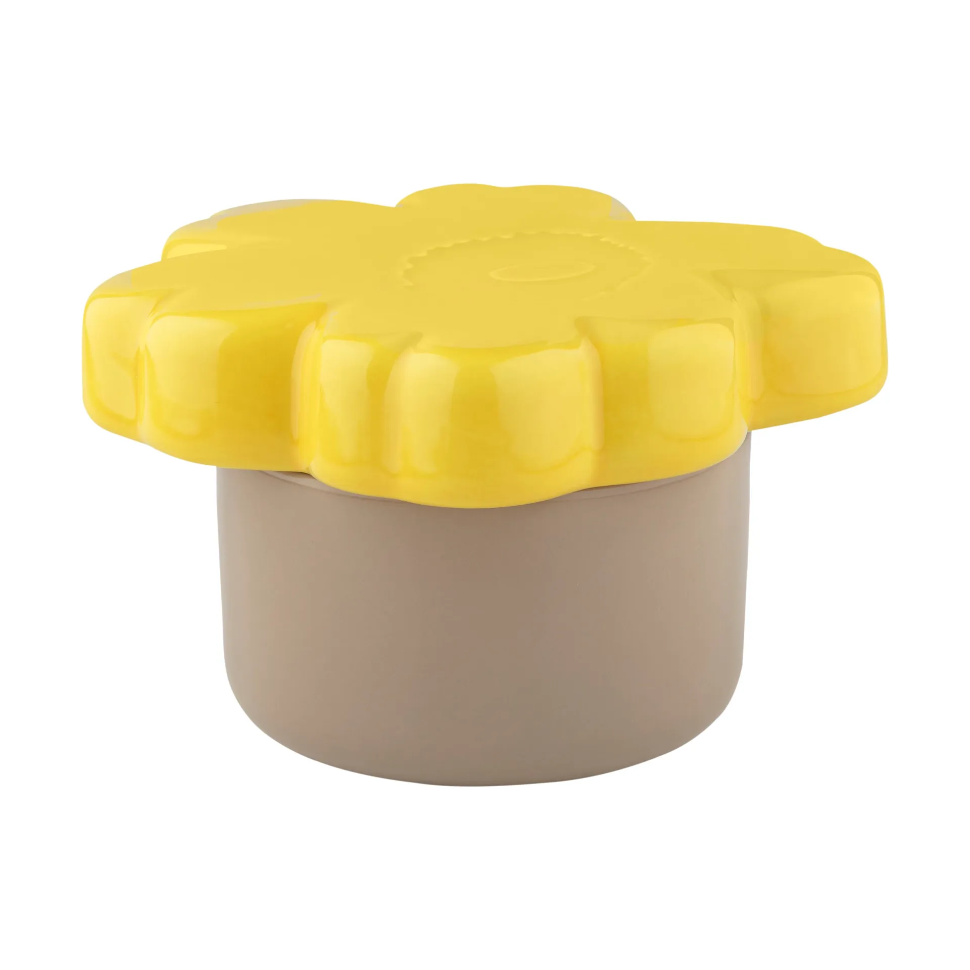 Unikko 60-jarig jubileum pot Ø19x11 cm, Terra-spring yellow Marimekko