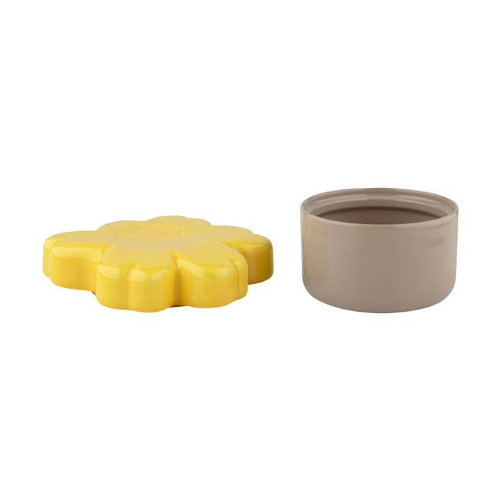 Unikko 60-jarig jubileum pot Ø19x11 cm, Terra-spring yellow Marimekko