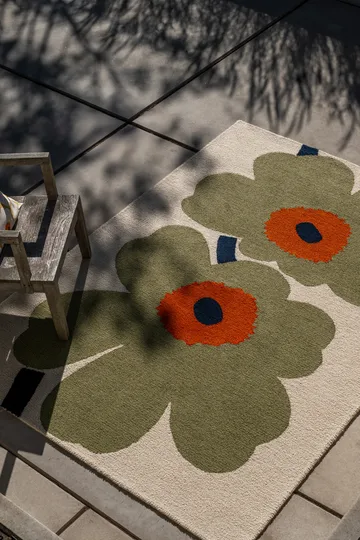 Unikko anniversary vloerkleed outdoor - Dusty green, 250x350 cm - Marimekko