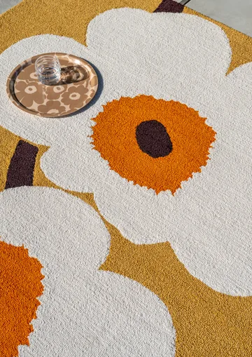 Unikko anniversary vloerkleed outdoor - Honey, 160x230 cm - Marimekko