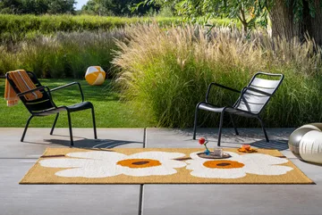 Unikko anniversary vloerkleed outdoor - Honey, 200x280 cm - Marimekko