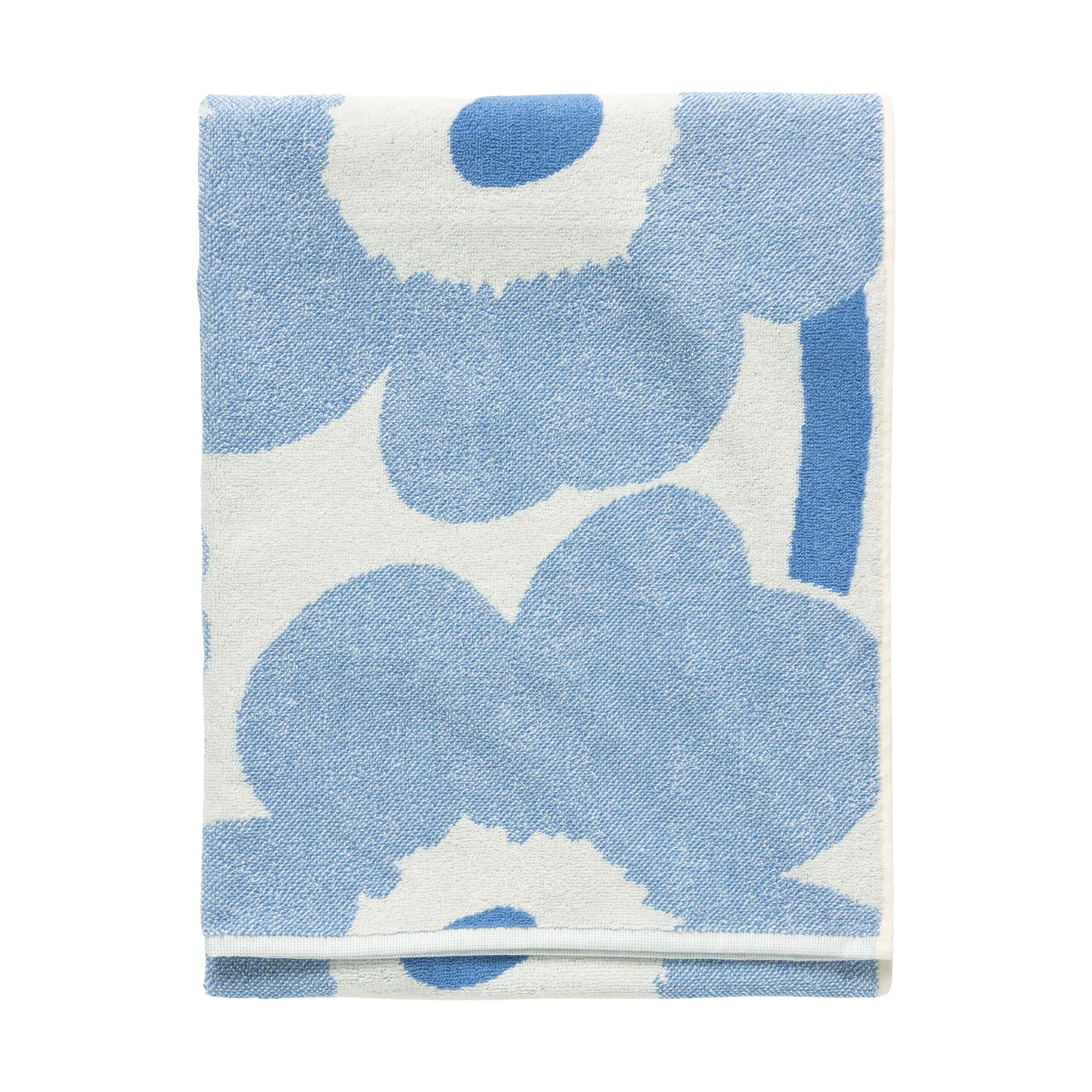 Unikko badhanddoek 70x150 cm, Blauw Marimekko