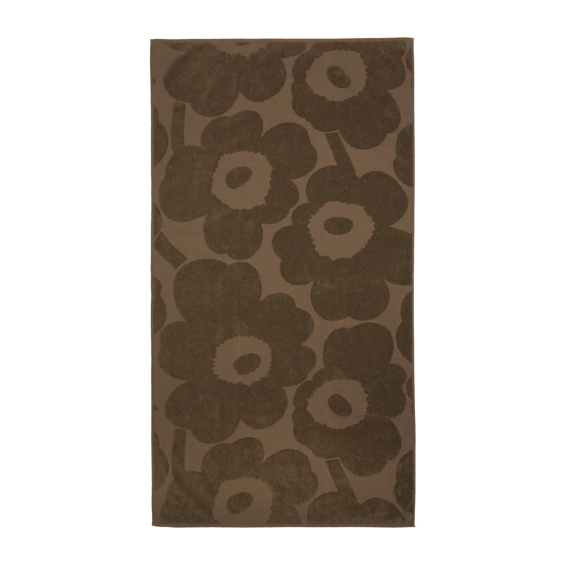 Unikko badhanddoek 70x150 cm, dark sand Marimekko