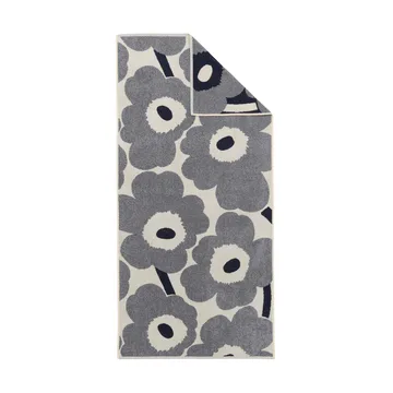 Unikko badhanddoek 70x150 cm - Off white-blueberry - Marimekko