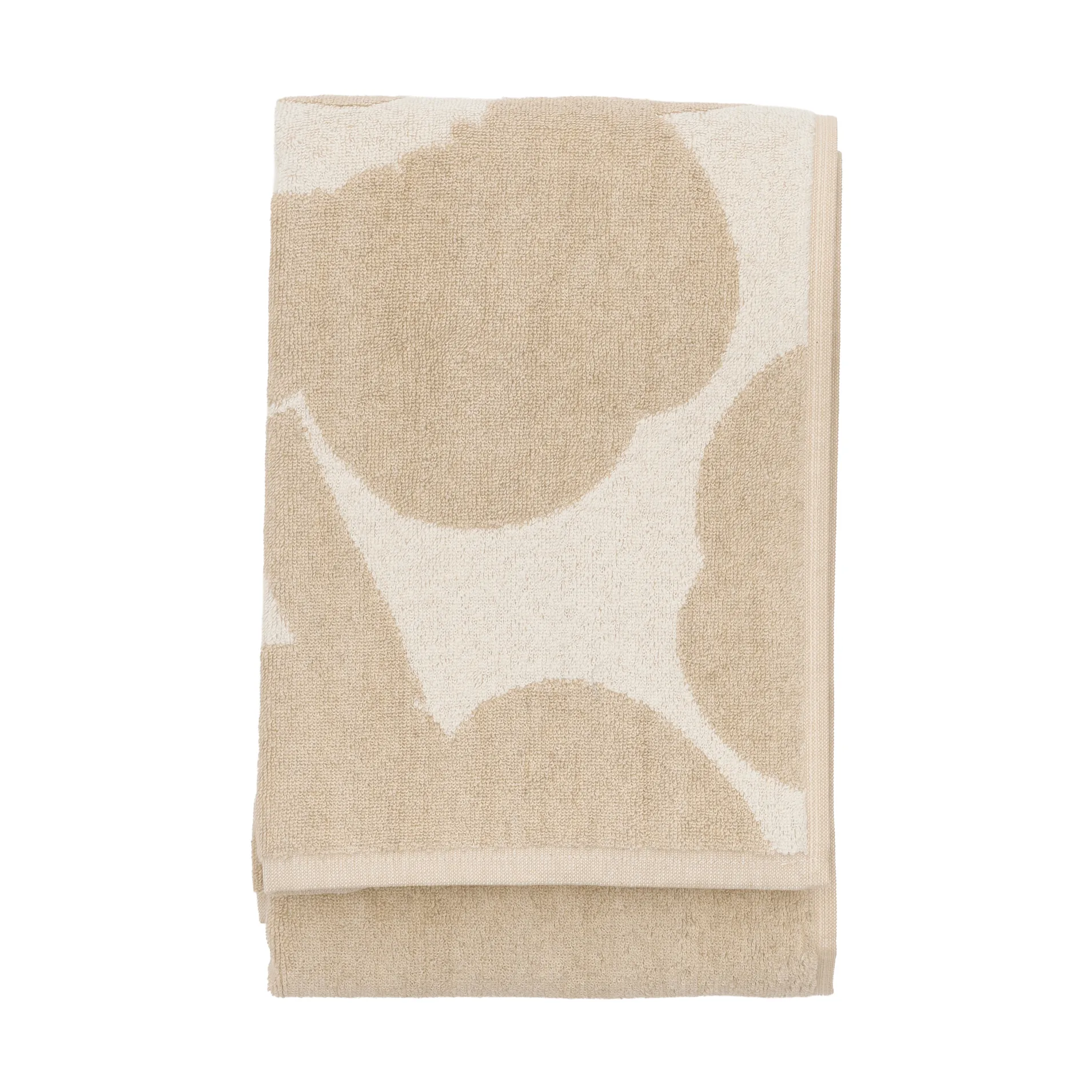 Unikko badhanddoek 70x150 cm, Off white-linnen Marimekko