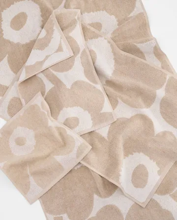 Unikko badhanddoek 70x150 cm - Off white-linnen - Marimekko