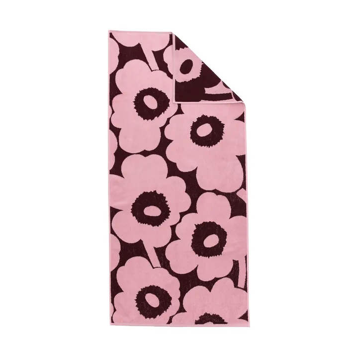 Unikko badhanddoek 70x150 cm - Plum-pink - Marimekko