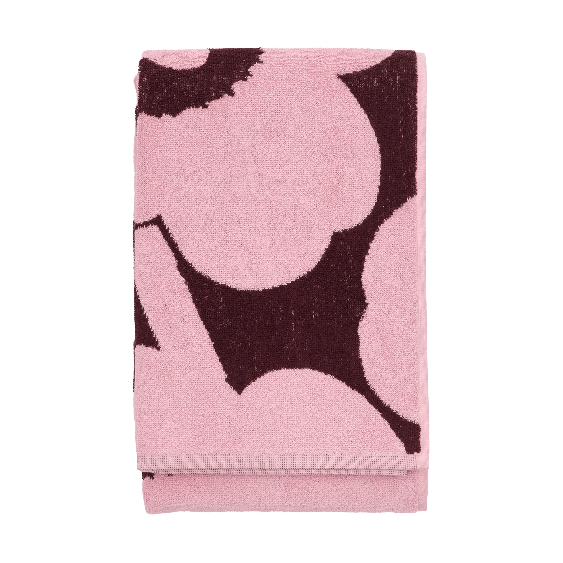 Unikko badhanddoek 70x150 cm, Plum-pink Marimekko