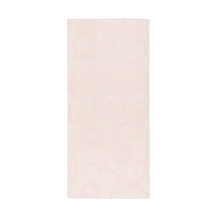 Unikko badhanddoek 70x150 cm - White-light pink - Marimekko