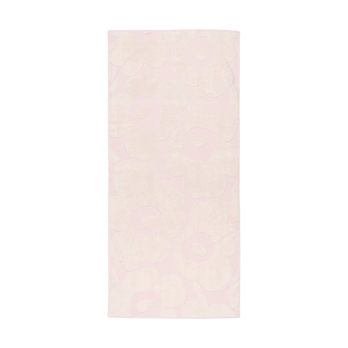 Marimekko Unikko badhanddoek 70x150 cm White-light pink