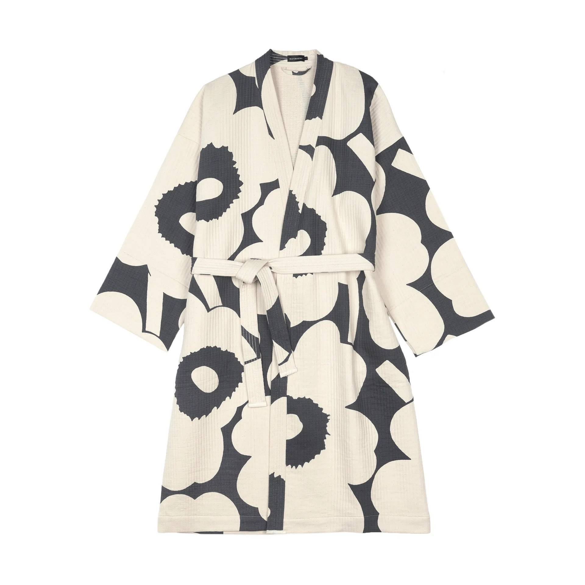 Unikko badjas, Charcoal-off white, S Marimekko