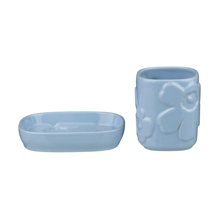 Unikko badkamer set 2-delig - Blauw - Marimekko