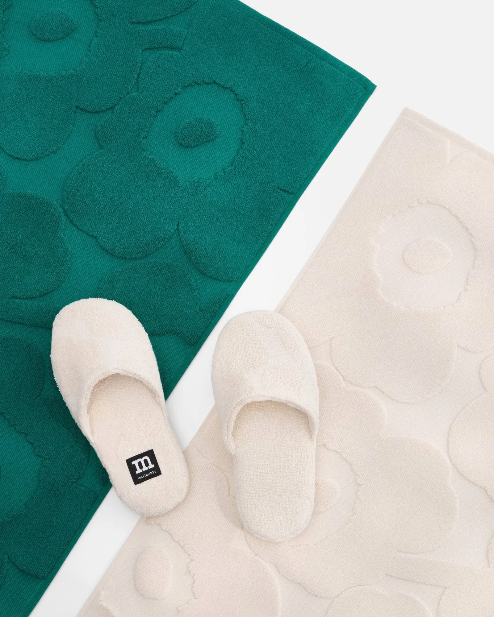 Unikko badmatje, offwhite Marimekko