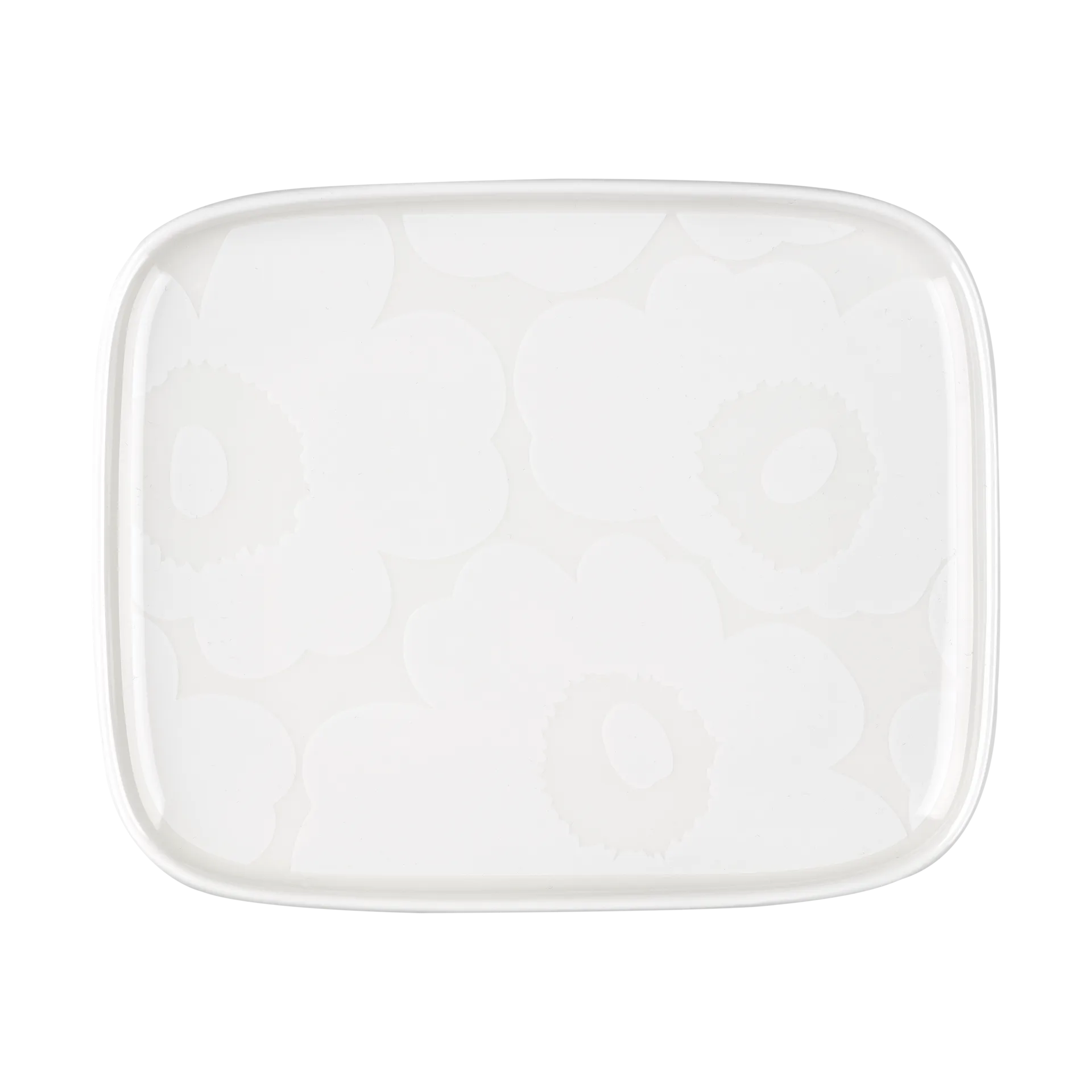 Unikko bord 12x15 cm, White Marimekko