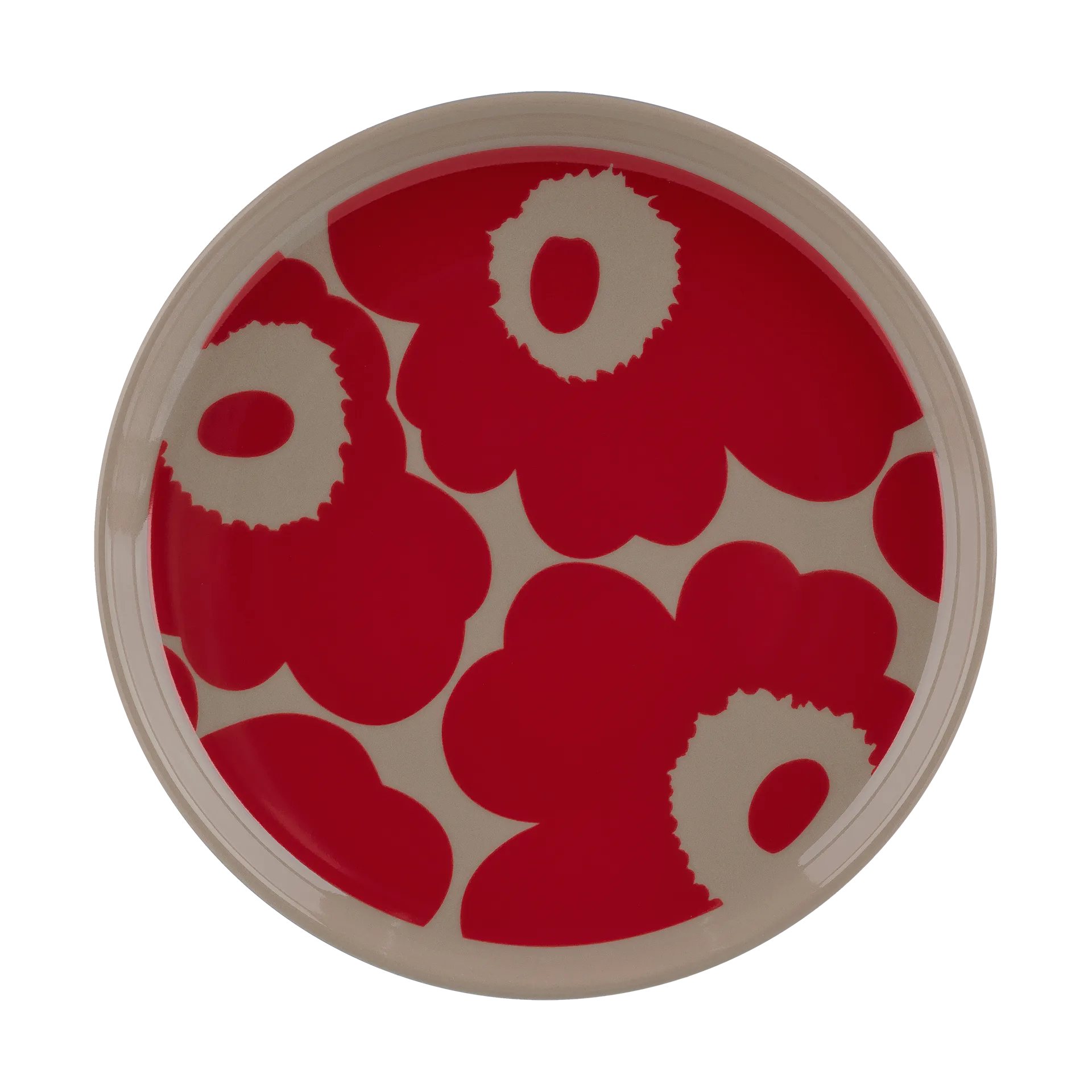 Unikko bord Ø13,5 cm, Terra-red Marimekko