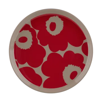 Unikko bord Ø13,5 cm - Terra-red - Marimekko