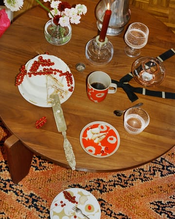 Unikko bord Ø13,5 cm. - Terra-red - Marimekko