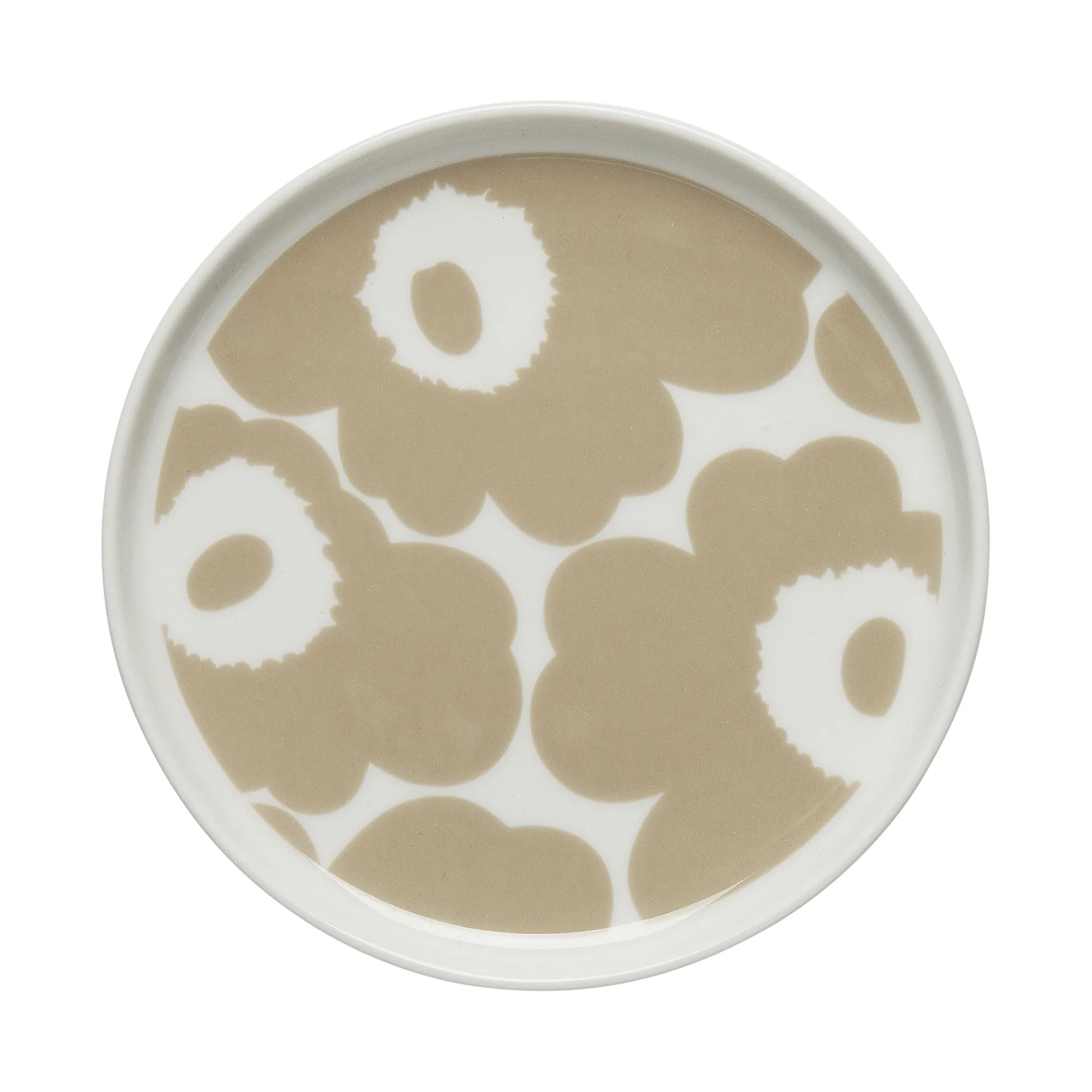 Unikko bord Ø13,5 cm, Wit-beige Marimekko