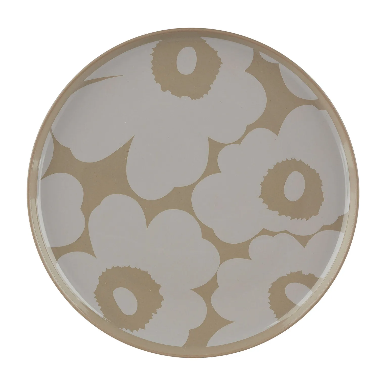 Unikko bord Ø20 cm, terra-wit Marimekko