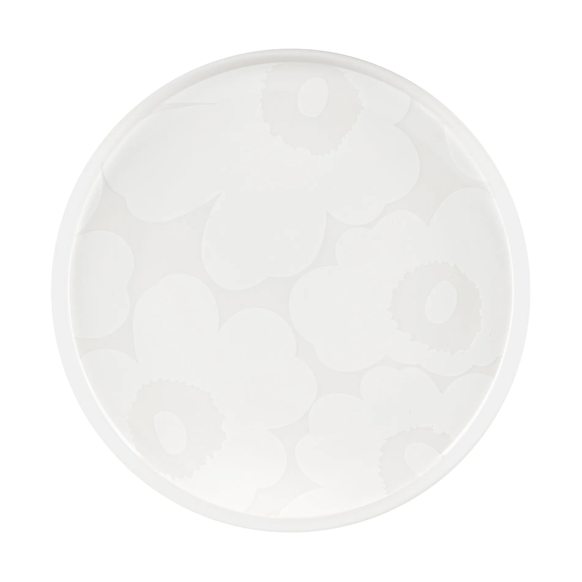 Unikko bord Ø20 cm, White-off white Marimekko