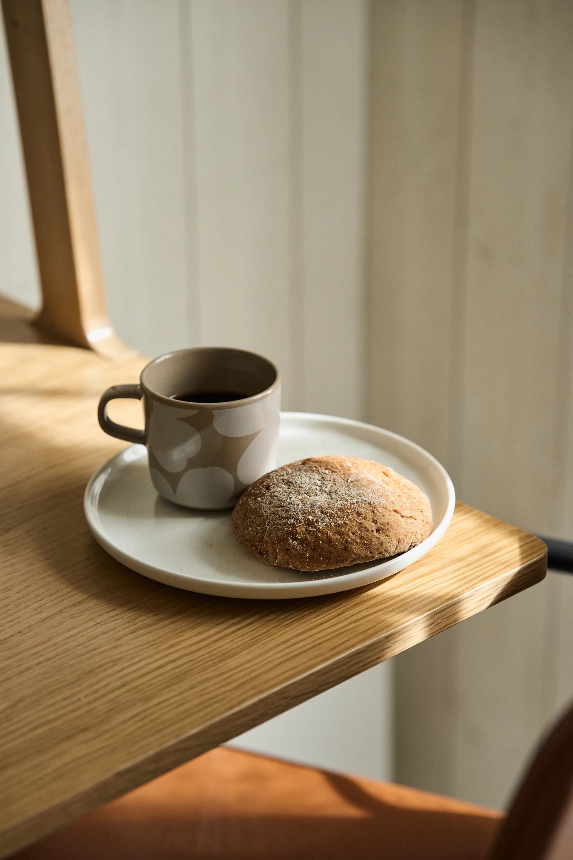 Unikko bord Ø20 cm, White-off white Marimekko