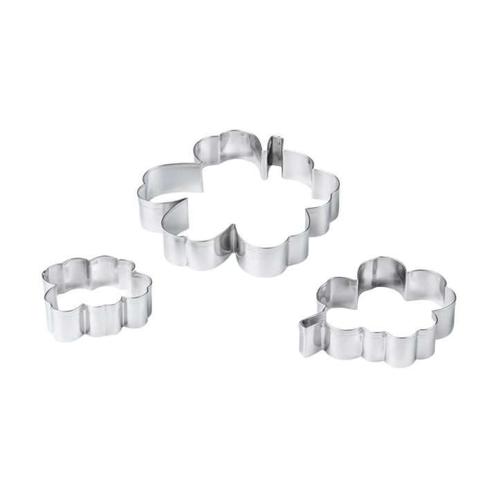 Unikko cakevorm 3-pack - Roestvrij staal - Marimekko