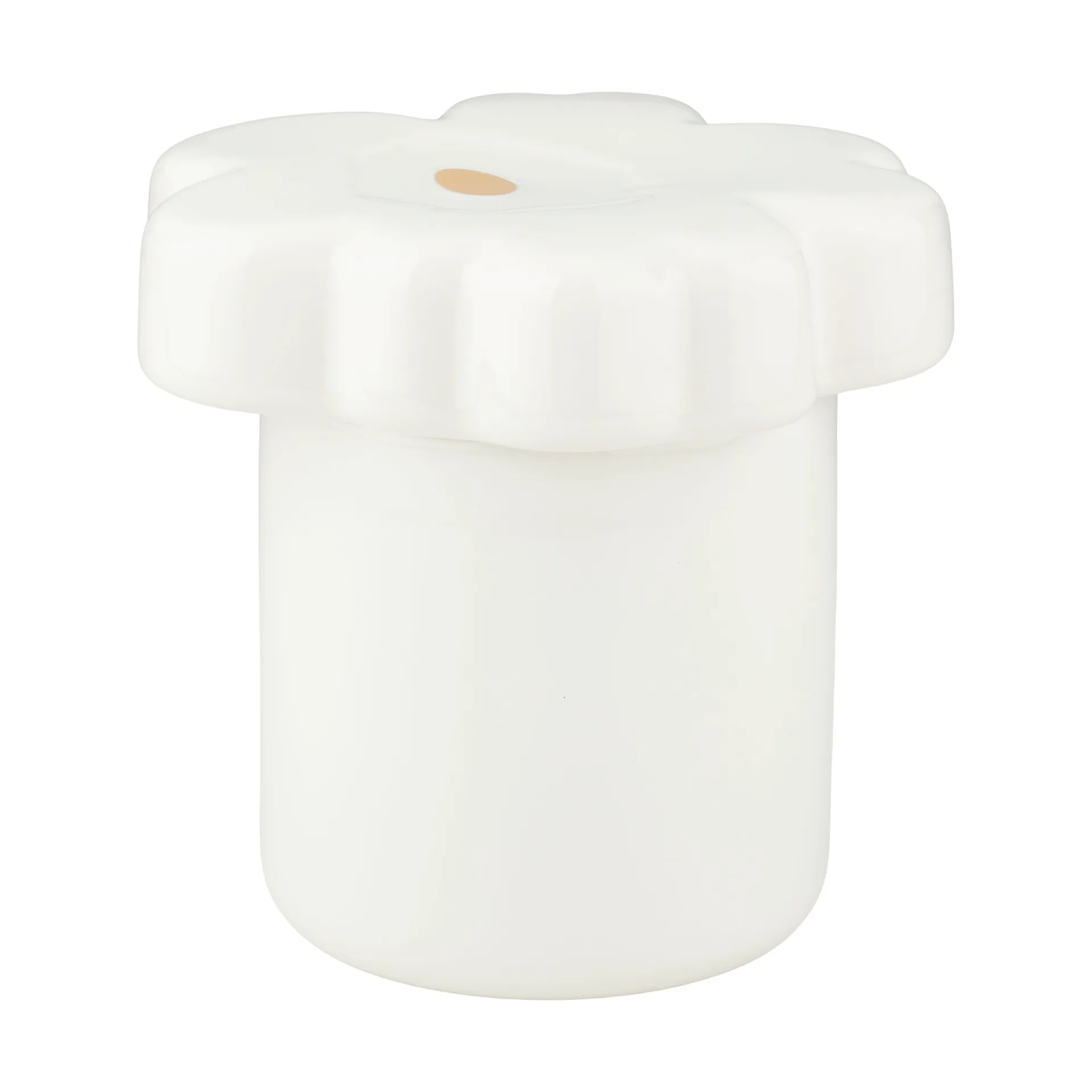 Unikko collectible pot 6,5x15,5 cm, White-gold Marimekko