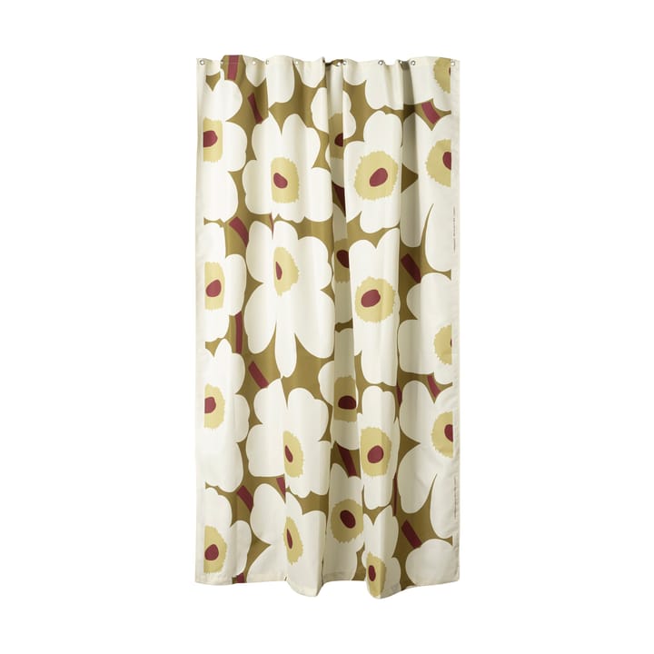 Unikko douchegordijn - Groen umber-crème - Marimekko
