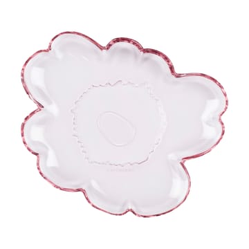Unikko glazen schaal 20 cm - Light pink - Marimekko