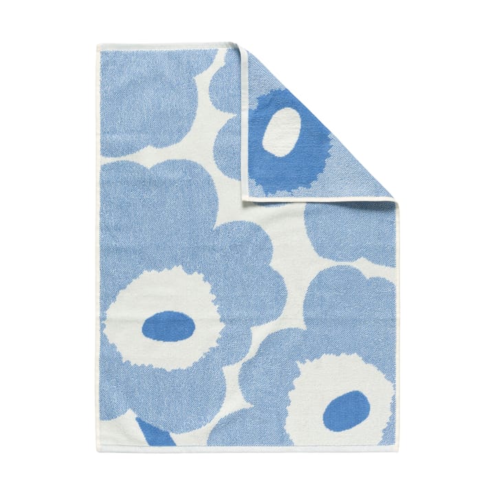 Unikko handdoek 50x70 cm - Blauw - Marimekko