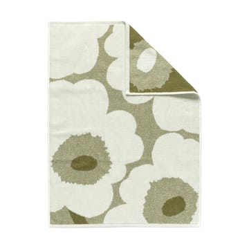 Unikko handdoek 50x70 cm - Groen umber-crème - Marimekko
