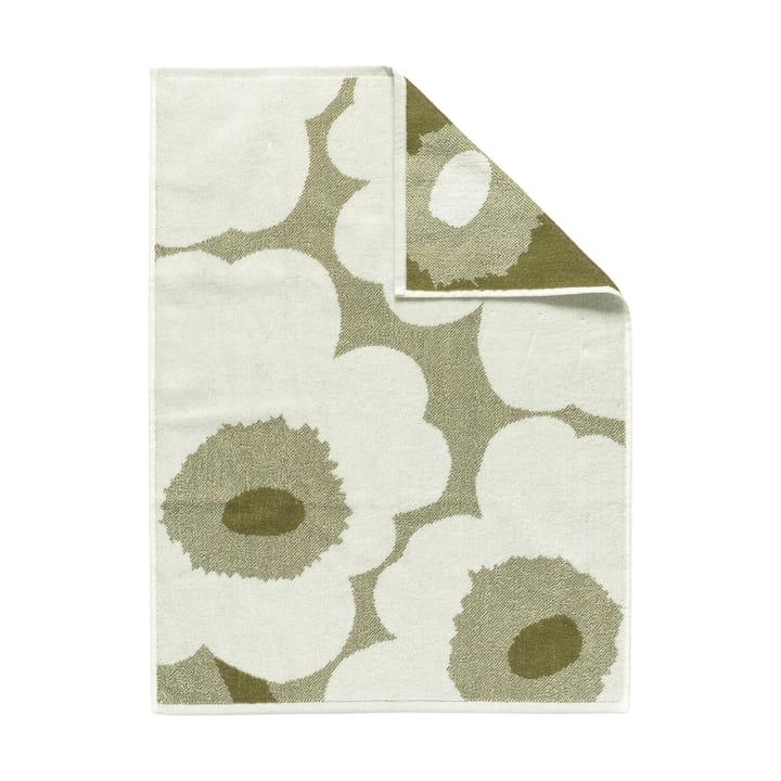 Unikko handdoek 50x70 cm, Groen umber-crème Marimekko