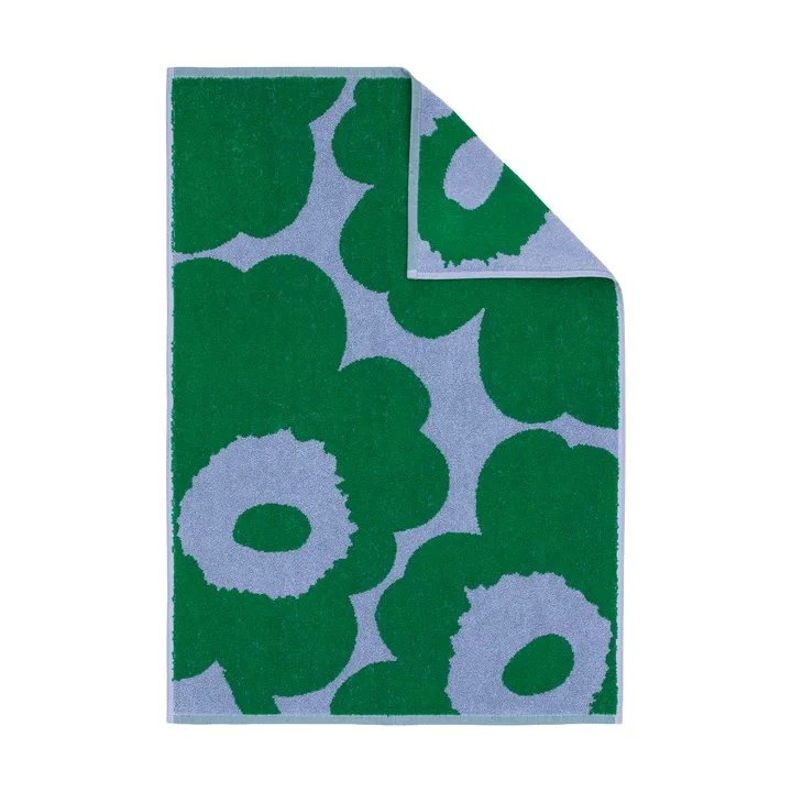 Unikko handdoek 50x70 cm - Light blue-green - Marimekko