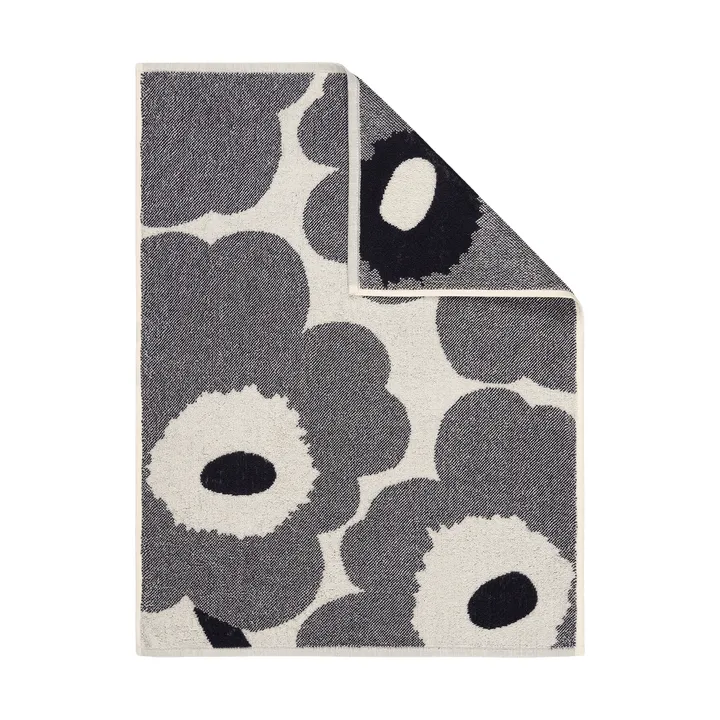 Unikko handdoek 50x70 cm - Off white-blueberry - Marimekko
