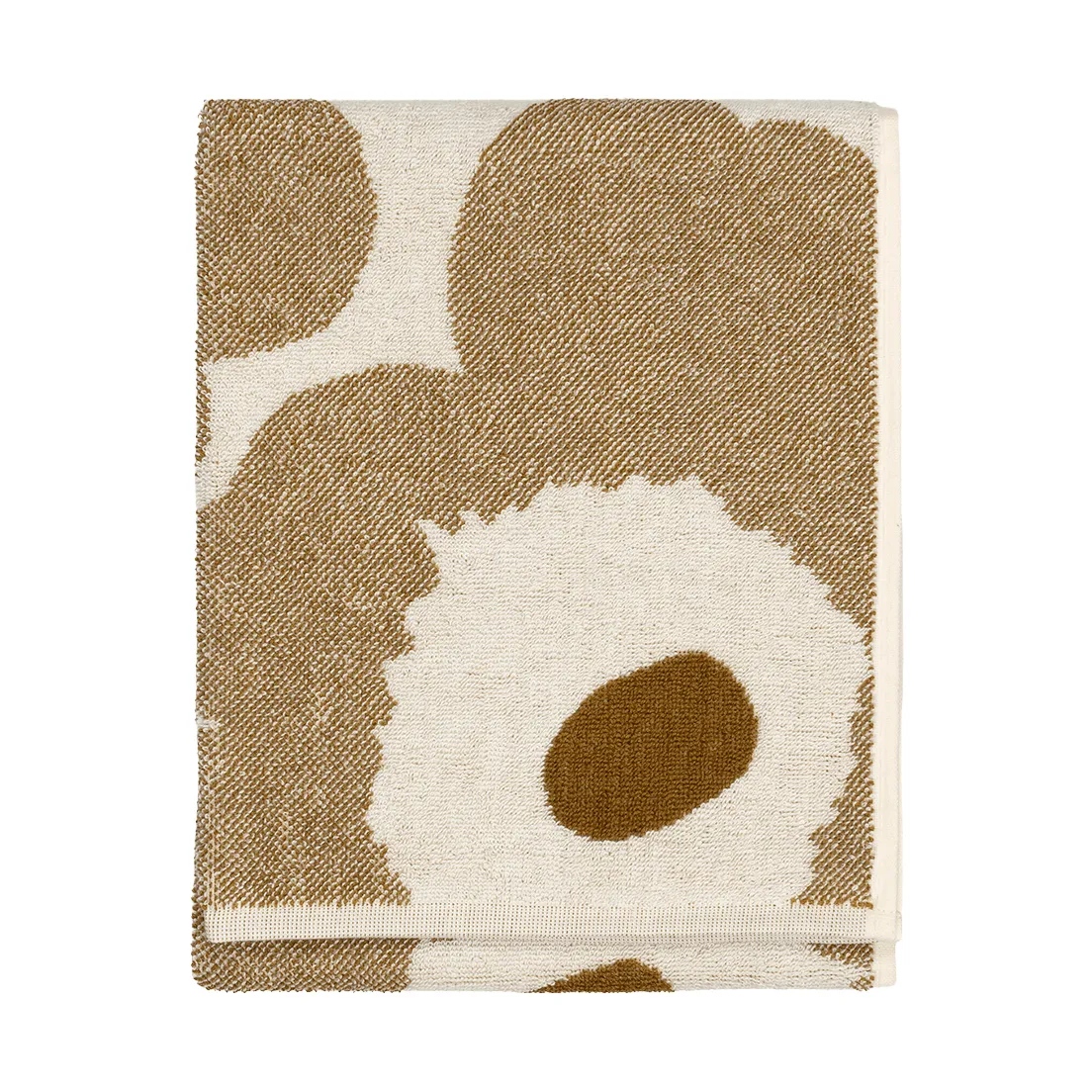 Unikko handdoek 50x70 cm, Off white-brons Marimekko