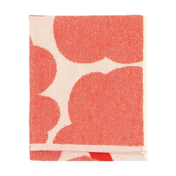 Unikko handdoek 50x70 cm - Off white-orange red - Marimekko