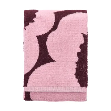 Unikko handdoek 50x70 cm - Plum-pink - Marimekko