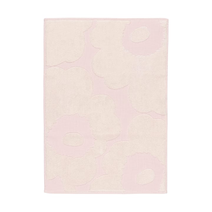 Unikko handdoek 50x70 cm - White-light pink - Marimekko