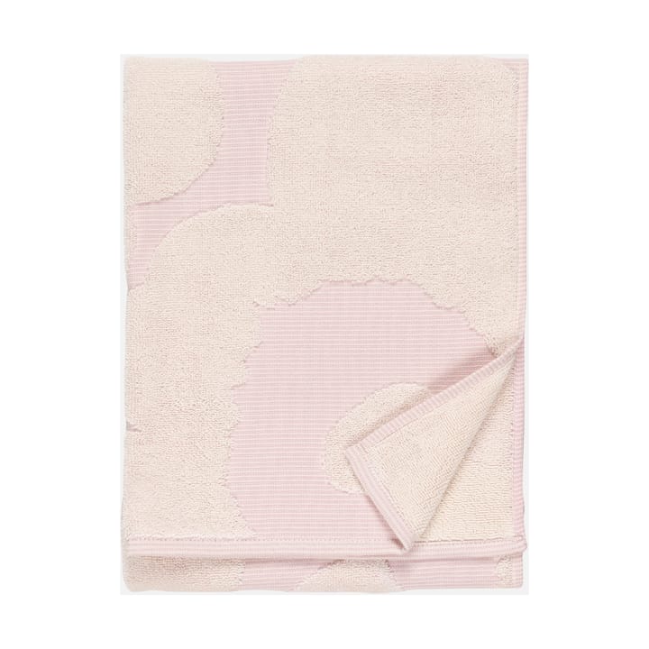 Unikko handdoek 50x70 cm, White-light pink Marimekko
