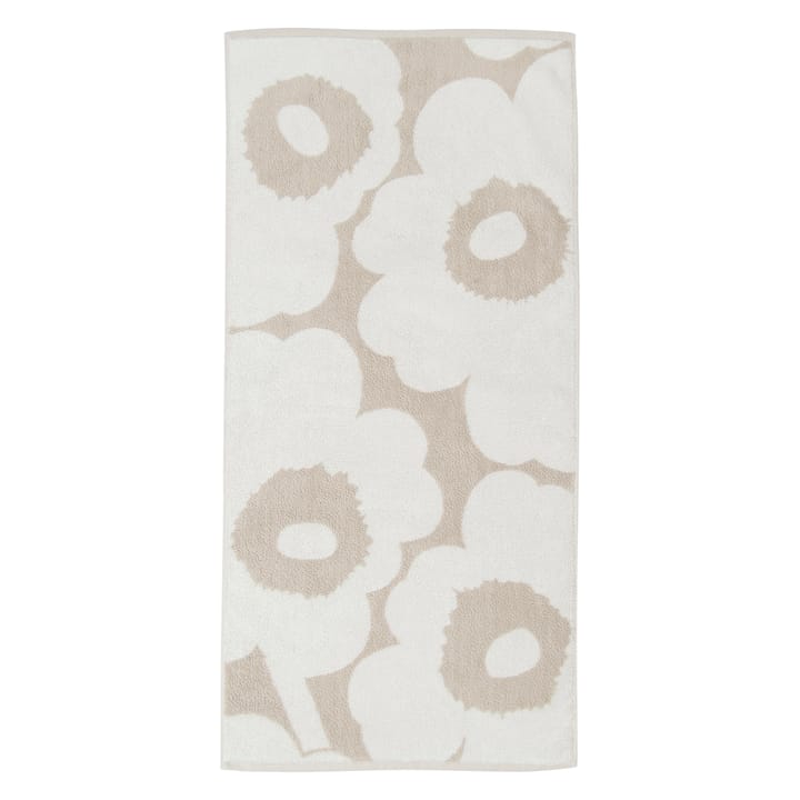 Unikko handdoek beige-wit - 50x100 cm - Marimekko