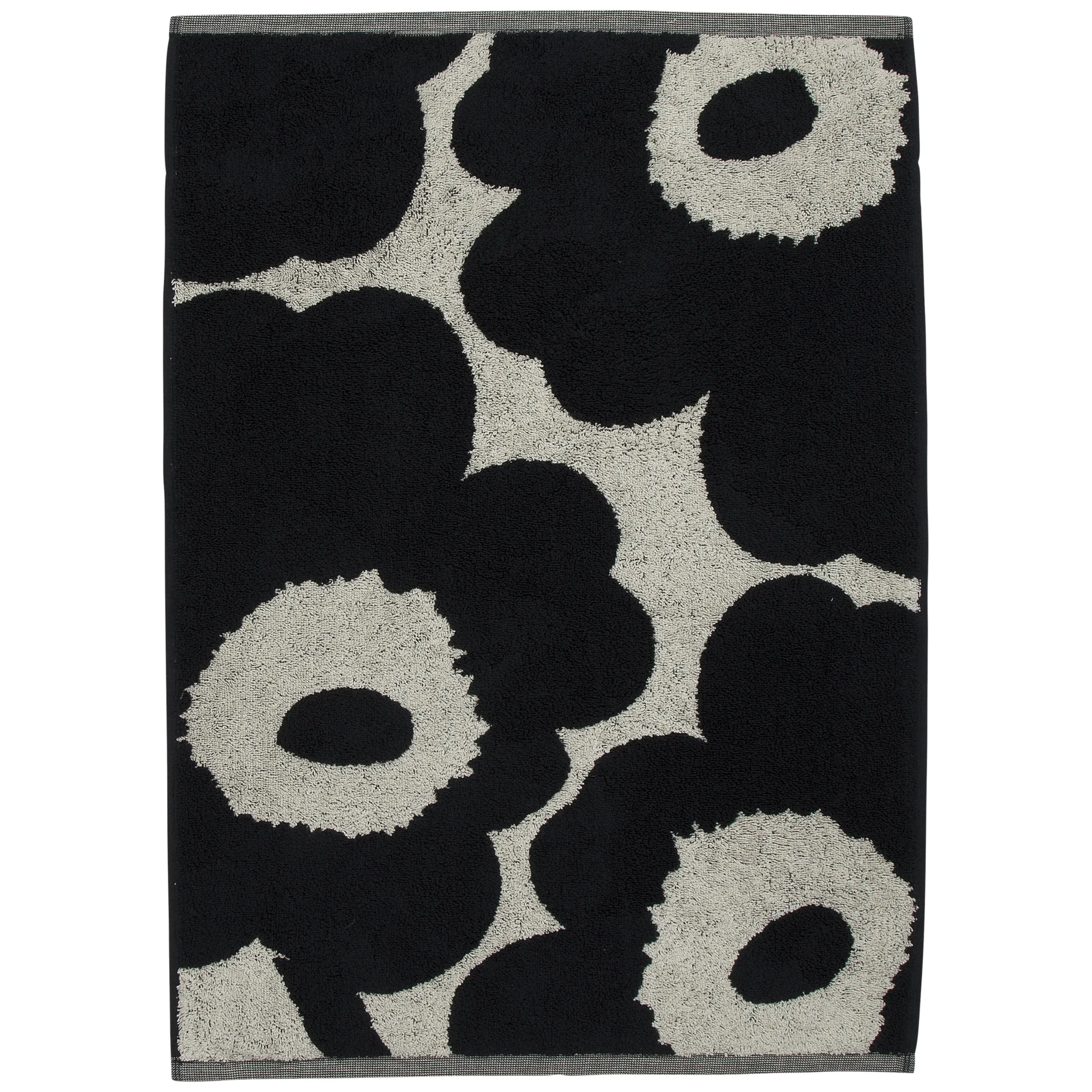 Unikko handdoek natuurwit-donkerblauw, 50x70 cm Marimekko