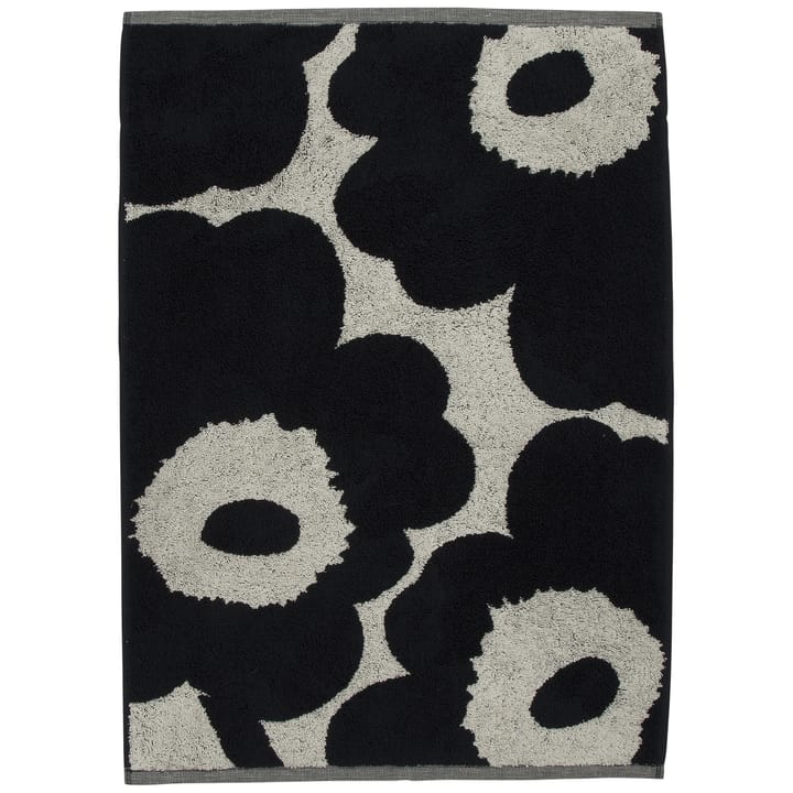 Unikko handdoek natuurwit-donkerblauw - 50x70 cm - Marimekko